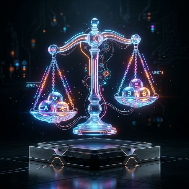 Decision pages for review and comparison